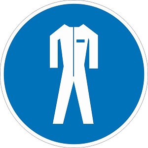 Работать в защитной одежде